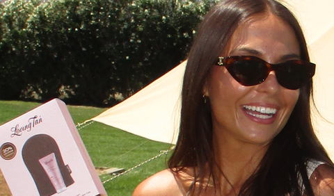 Journal Image of Loving Tan x Camp Poosh: Desert Tanning, Elevated