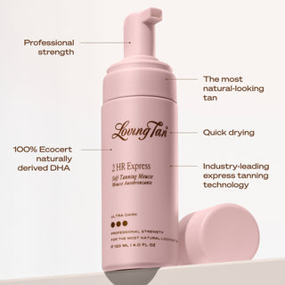 2 HR Express Self-Tanning Mousse Ultra Dark 200ml